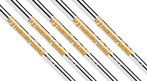 TRUE TEMPER Dynamic Gold 120 Iron Shafts 4-PW, Set of 7 Shafts - .355 Taper Tip (Choose Flex) (Flex: X100 X-Stiff)