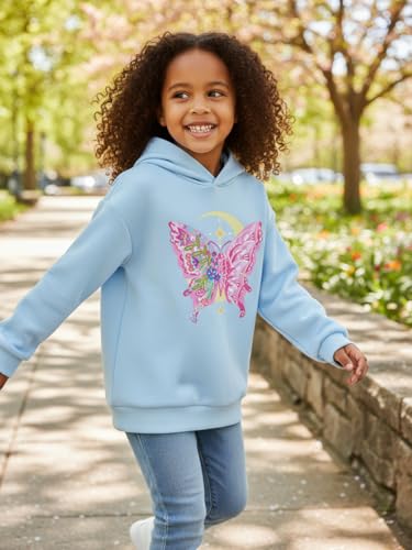Image of WELAKEN Sweatshirts for Girls Toddler & Kids II Little Girl's Pullover Tops Sweaters & Hoodies