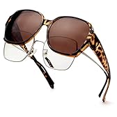 Face Shadow Surlunettes de Soleil Polarisées Sur-Lunettes de Soleil Femme pour Conduite, Cyclisme, Sport et Loisirs Protection UV400