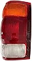 Dependable Direct Driver Side (LH) Tail Light Lamp for 1998-1999 Ford Ranger FO2800121 F87Z13405BA