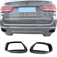 DIYUCAR Voor BMW X5 F15 X6 F16 2014-18 Matte Zwart Auto Styling Staart Uitlaat Pijp Uitgang Cover Trim Exterieur Accessoires (voor M Sport Versie DIYUCAR Voor BMW X5 F15 X6 F16 2014-18 Matte Zwart Auto Styling Staart Uitlaat Pijp Uitgang Cover Trim Exterieur Accessoires (voor M Sport Versie