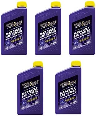 Royal Purple 06315-6PK Max-Cycle 10W-40 Synthetic Motorcycle Oil - Case Of 6 Quart Bottles