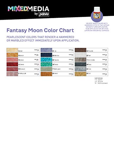 Pebeo Fantasy Moon, 45 Ml Bottle - Turquoise #TOP5