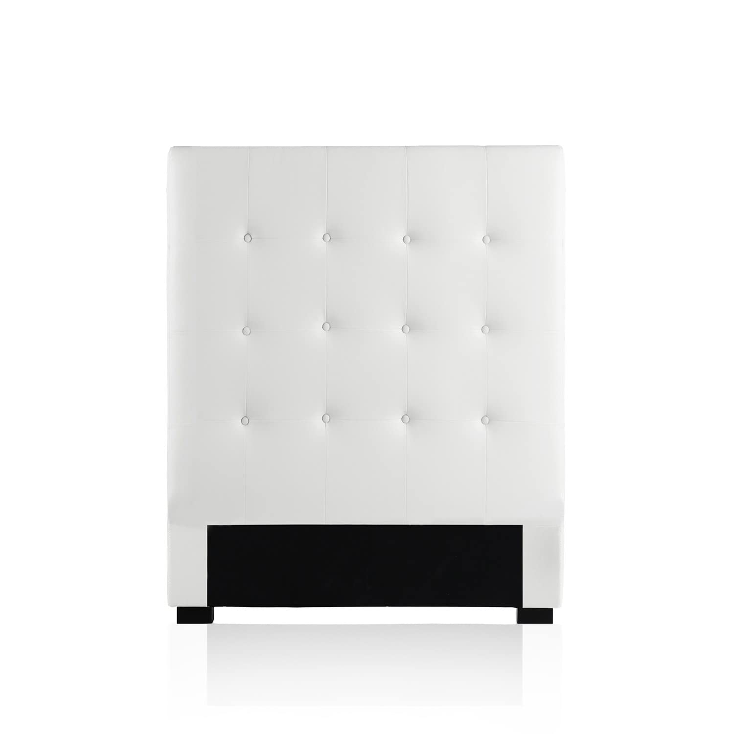 INTENSE DECO Tête de lit capitonnée Premium 90cm Blanc
