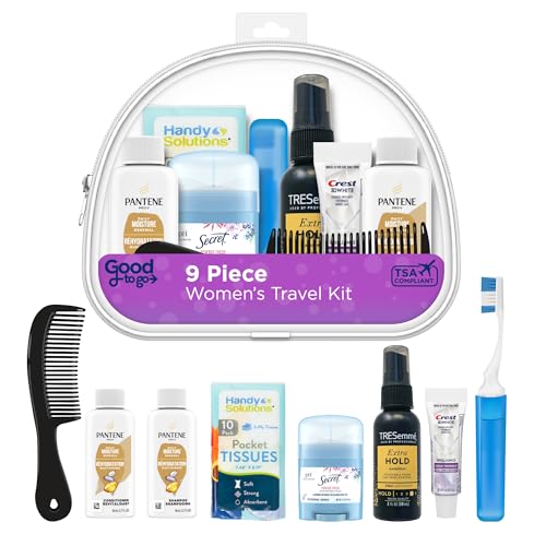 Handy Solutions Good to Go Women's 10 Piece Gym Travel Kit