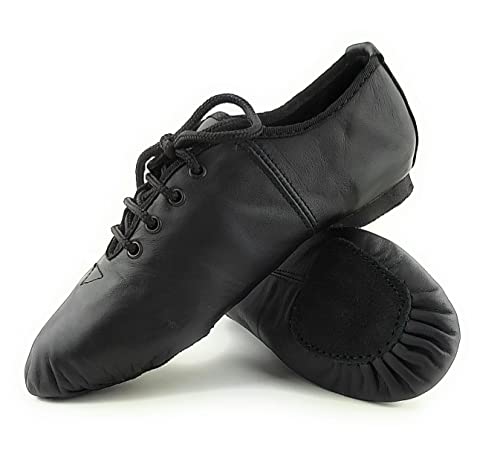 Jazz Shoes Dance Shoes Jazz Shoes Girls Black Jazz Shoes Split Sole Jazz Shoes Modern Stage Style (UK_Footwear_Size_System, Little_Kid, Women, Numeric, Medium, Numeric_13)