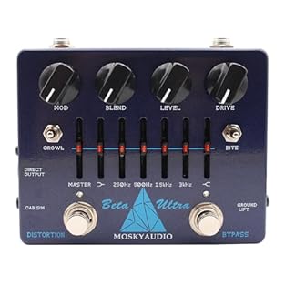 The Beta Ultra is the most versatile bass preamplifier we’ve designed: With its two distinct distortion circuits (A and O), extremely high dynamic range, six-band active graphic EQ, dedicated headphone output and balanced direct output with switchabl...
