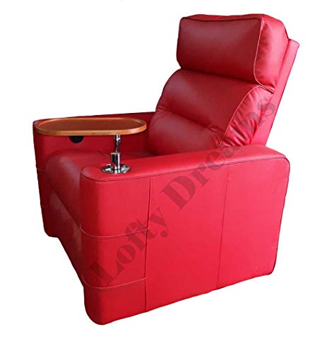 Image of Recliner Sofa Electric Single seat Chair in Leatherette with 5 Years Warranty Power Reclining Couch Modern & Stylish Living Room Automatic recliners Comfy Lumbar Support for Sleep