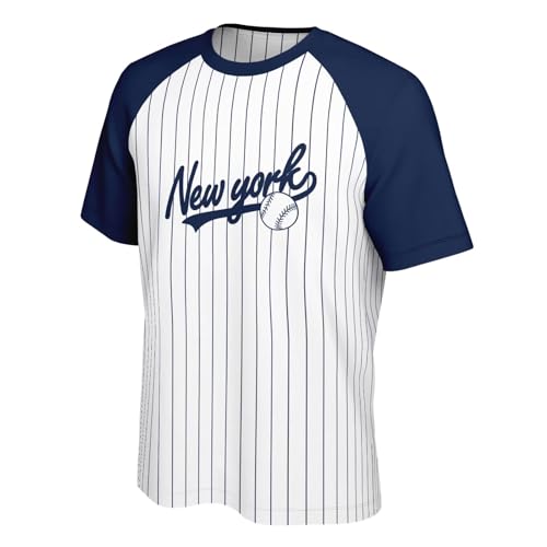 Image of ANTKING T-Shirt Custom Name Number Crewneck Short Sleeve for Men Youth Gifts