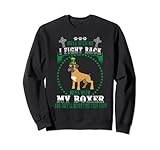 Photo Gallery mess with my boxer dog leprechaun hat funny st patricks day felpa Photo Gallery mess with my boxer dog leprechaun hat funny st patricks day felpa