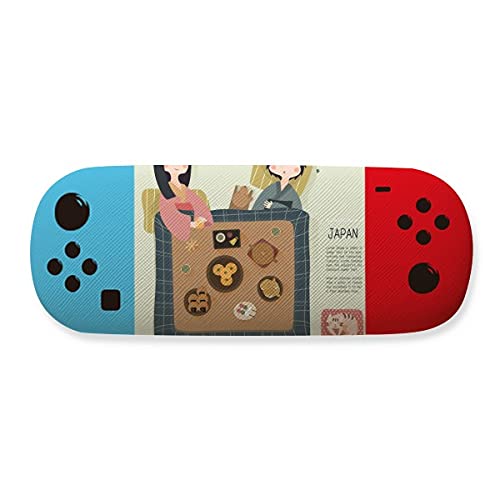 Étui à lunettes japonais traditionnel en tissu pour organiser vos sessions de jeux de cuisine