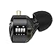 LINSOUL Joyodio Shine HiFi 1DD+2BA Hybrid Driver In Ear Monitor IEM, with 4-Level Tuning Switch, Detachable 8 Strands Silver-Plated Cable, Zinc Alloy Faceplate, 3D Printed Shell (Black, with Mic)