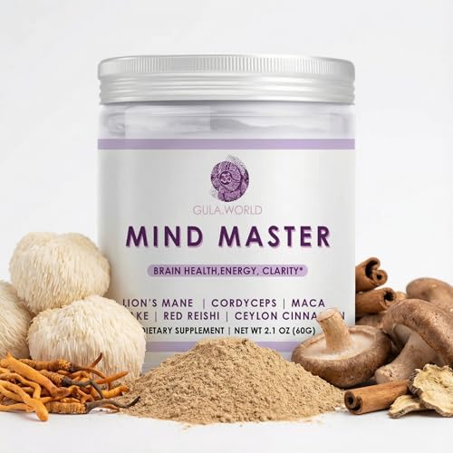 Mind Master Mushroom Powder Blend – Brain Health Supplement with