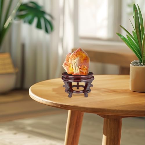 Support pour plantes en bois de 14x10 cm idéal pour décorer une table basse - 5