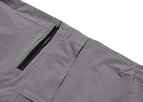 KEFITEVD Shorts de Randonnée à Séchage Rapide pour Hommes Shorts Légers d'été Pantalons Courts de Sports en Plein Air avec Poches - Image 4
