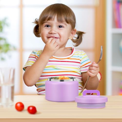 Termo para comida caliente de 8 onzas con boca ancha para niños 8