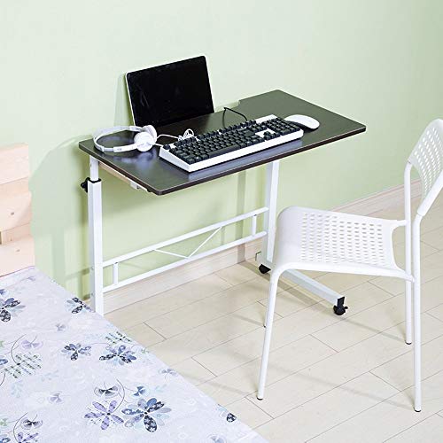 Bureau d'ordinateur portable pour lit et canapé avec table élévatrice à deux battants