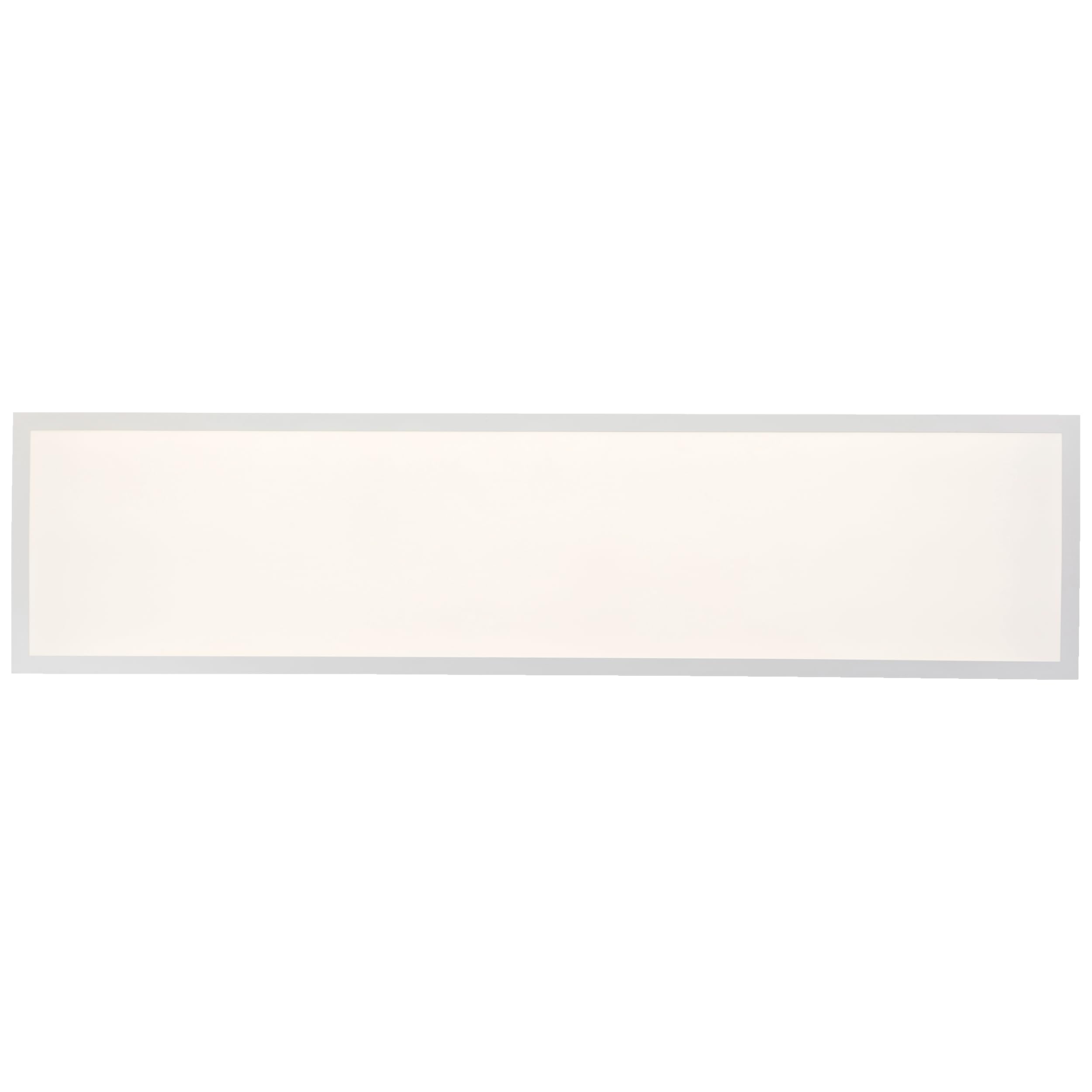 Lightbox Basic LED Aufbaupaneel | 120 x 30 cm | zeitloses Wand- & Deckenpanel mit weißem Rahmen & neutralweißer Lichtfarbe (4000 K) | 4600 lm | für jeden Raum | aus Aluminium/Kunststoff