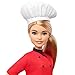 Barbie Chef Doll, Petite, Dressed in Chef-Inspired Coat with Frying Pan, Chef's Hat and Blonde Hair, Gift for 3 to 7 Year Olds