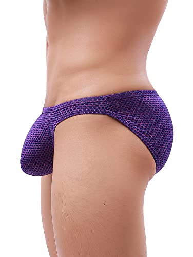 iKingsky Men's Big Pouch Briefs Breathable Bulge Underwear Sexy Low Rise Under Panties for Men2
