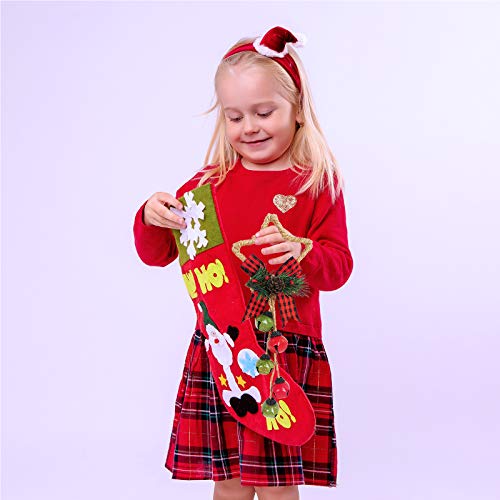 3 Pcs Christmas Pine Berry Pinecones Jingle Bell And Buffalo Check Bow Door Hanger Wall Hanger Ornaments For Christmas Holiday Rustic Vintage Farmhouse Wreath Door Winter Wedding Charm Decoration #TOP3