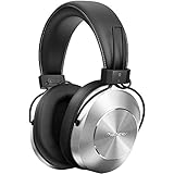 Pioneer Bluetooth and High-Resolution Over Ear Wireless Headphone, Silver (SE-MS7BT-S)