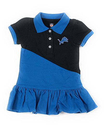 Outerstuff Detroit Lions Football Girls Polo Dress Clothing Apparel