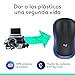 Logitech M185 - Ratón inalámbrico (Óptico, 2.4 GHz, USB), azul