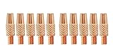 10-pk .035” 186406 MIG contact tips fit Miller Spoolmate 100, 3035, 185 and Hobart DP-3035, SpoolRunner 100 (10-PK .035")