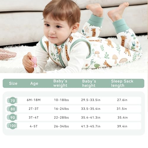 Image of Chilsuessy Baby Sleep Sack with Feet
