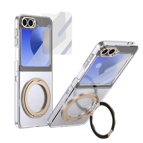 Coque compatible avec Samsung Galaxy Z Flip 5 antichoc étui rigide translucide