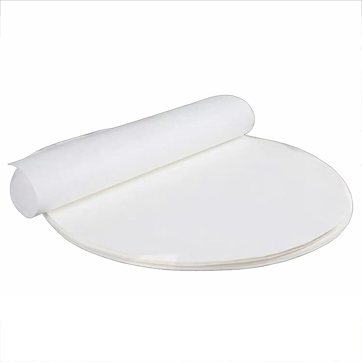 Carta da filtro qualitativa rotonda - Senza ceneri, 100 fogli for filtrazione di laboratorio, chimica, biologia(25cm Slow)