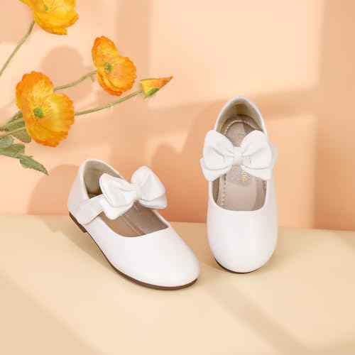 Image of PANDANINJIA Toddler Dress Shoes Flower Girls Ballet Flats