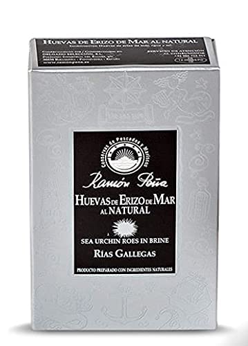 Ramon Pena Caviar Erizo de Mar - Huevas de Erizo de Mar 110g - Auténtico caviar erizo de mar de la marca Ramon Peña, con un sabor marino incomparable.