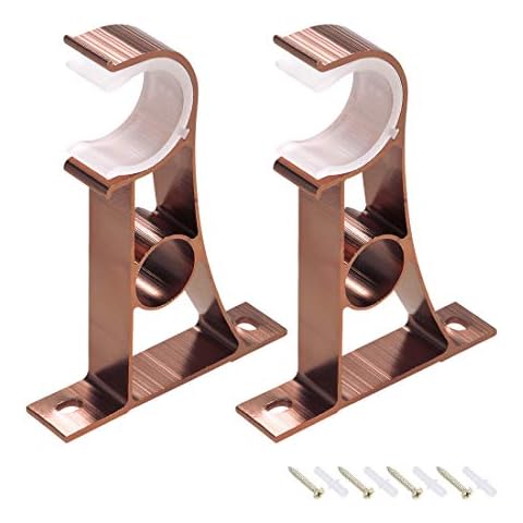 Uxcell Aluminium Alloy Curtain Rod Bracket Cover