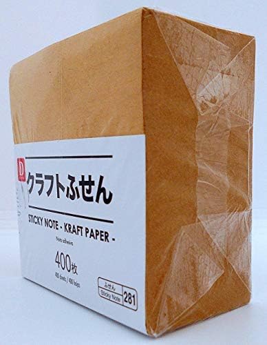 Miniatura 2 de Daiso Papel kraft de notas adhesivas 400 hojas