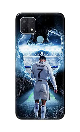 Image of Printed Hard Back Cover Case for Oppo A15 | Oppo A15s Back Cover (Footbal Legend) -1302