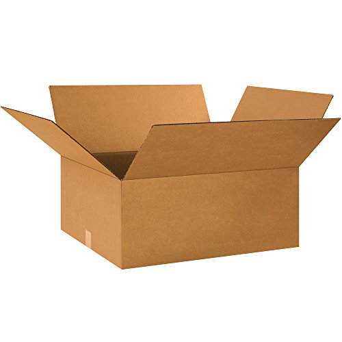 Image of BOX USA 26x20x10 Corrugated Boxes, Large, 26L x 20W x 10H, Pack of 15 | Shipping, Packaging, Moving, Storage Box for Home or Business, Strong Wholesale Bulk Boxes