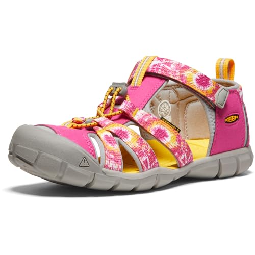 KEEN Seacamp 2 CNX Closed Toe Sandals, Multi Yellow, 7 US Unisex Big Kid