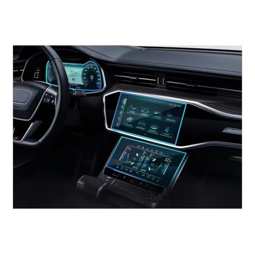 Kit protection écran Audi A7 A6 verre trempé console centrale anti-reflet 2019-2025