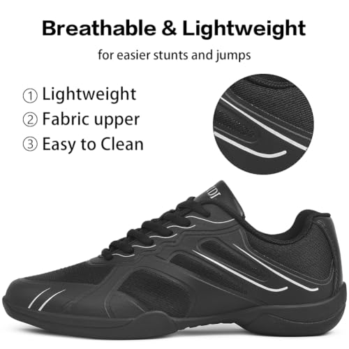 Image of CADIDL Cheer Shoes Women White Cheerleading Dance Shoes