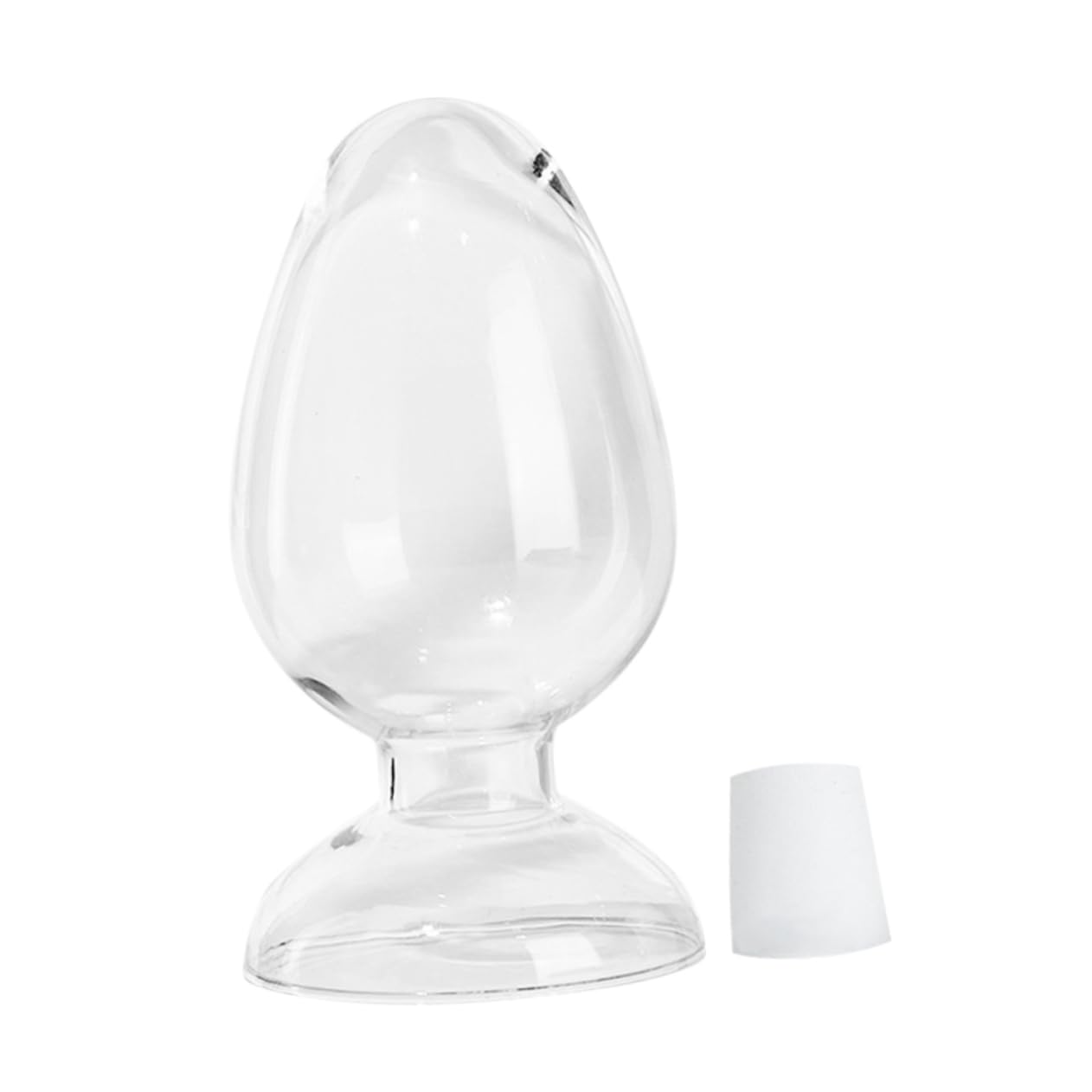 Cabilock Lot De 3 Flacons De Stockage Coniques En Verre Avec Bouchon Bocal De Stockage Déchantillons Pour Laboratoire/maison Étanches Et Robustes