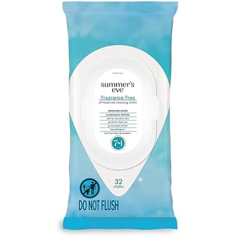 Summer's Eve Fragrance Free Feminine Wipes, pH Balanced, 32 Count Cover