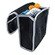 L & P Car Design Kofferraumtasche klein Organizer Autotasche Auto Kofferraum KFZ Tasche Toolbag Aufbewahrungstasche mit Klettverschluss (Schwarz grau)