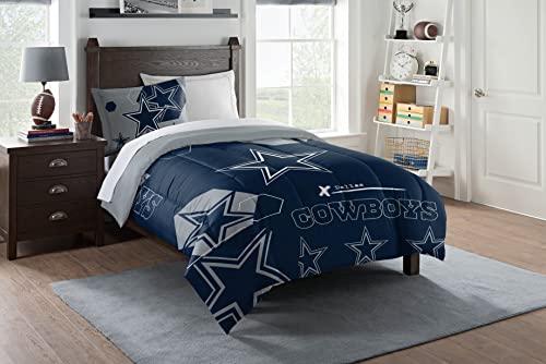 Northwest NFL Seattle Seahawks Unisex-Adult Comforter and Sham Set, Full/Queen, Hexagon