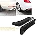 Rear Bumper Lip Splitter, Fydun 1 Pair Universal Car Modified Rear Bumper Canard Diffuser Spoiler Lip Splitter Fins