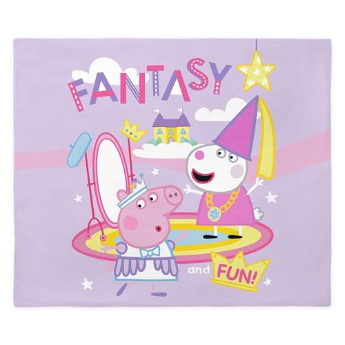 CafePress Peppa Pig: Fantasy and Fun King Duvet Cover, Printed Comforter Cover, Unique Bedding