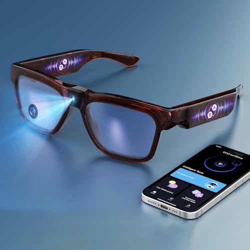 Image of OHO 4K Ultra-Lightweight Smart Glasses, AI Chat & Real-Time Translation, OHO App Supported, Record-While-Charging, UV400 Lens 128G Storag