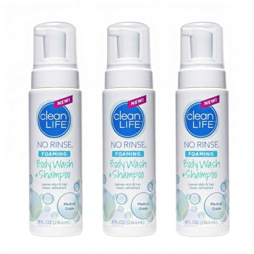 CleanLife No-Rinse Foaming Body Wash