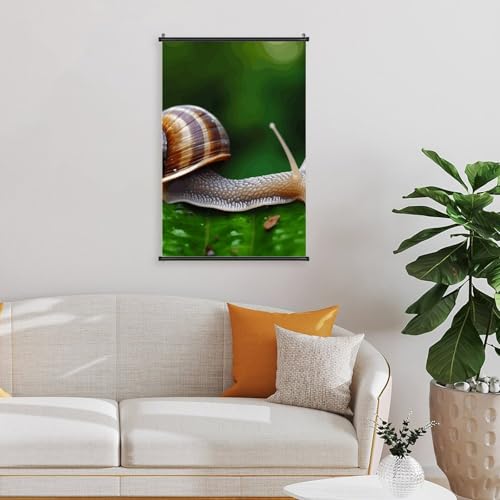 Tableau escargot sur toile deco interieure moderne - 6
